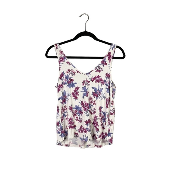 American Eagle Outfitters Tops - American Eagle Outfitters Soft & Sexy Crepe Floral Flowy Sleeveless Blouse Small
